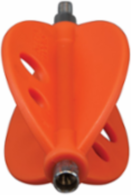 Replacement Whisk Attachment for Fish Rod, 1.7 Inch Height, Polypropylene & Stainless Steel