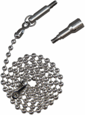 Fish Rod Chain Attachment Replacement, Over 26 Inch Length, Stainless Steel