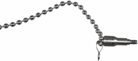 Fish Rod Chain Attachment Replacement, Over 26 Inch Length, Stainless Steel