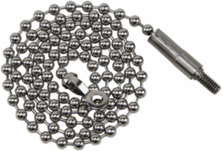 Fish Rod Chain Attachment Replacement, Over 26 Inch Length, Stainless Steel