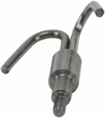 Twin Hook Wire Pulling Attachment, Stainless Steel, 1.9 Inch Length