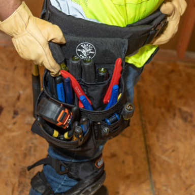 PowerLine™ 8-Pocket Tool Pouch, Cordura® Nylon, 12 Inch Height, 2-1/2 Inch Belt Width