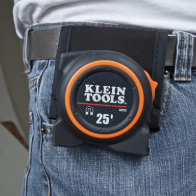 PowerLine Tape Measure Holder, 4.125 Inch Length, 3.75 Inch Height, Durable Cordura Nylon