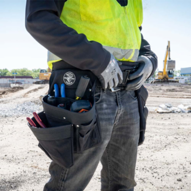 Electrician's Padded Tool Belt Combo, 11-Pocket, 36"-40" Waist, Cordura® Fabric