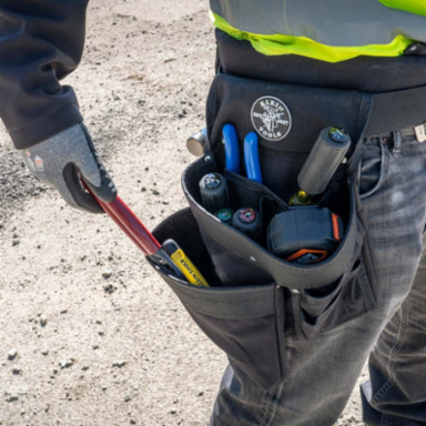Padded Tool Belt Set, XL Size, 11 Pockets, Cordura® Fabric, Includes 4 Pieces
