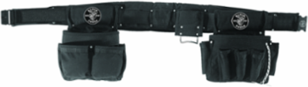 Electrician's Padded Tool Belt Combo, 27-Pocket, Size L, Cordura® Fabric