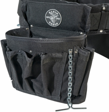 Electrician's Padded Tool Belt Combo, 27 Pockets, XL, Cordura Fabric