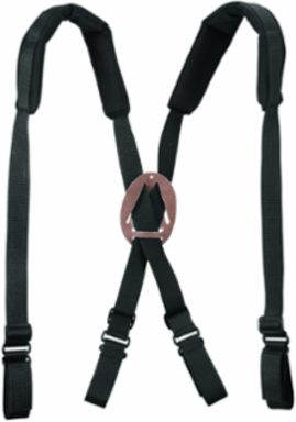 PowerLine Padded Suspenders, 1-1/2 Inch Nylon Webbing, Fully Adjustable, One Size Fits Most