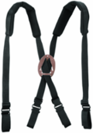 PowerLine Padded Suspenders, 1-1/2 Inch Nylon Webbing, Fully Adjustable, One Size Fits Most