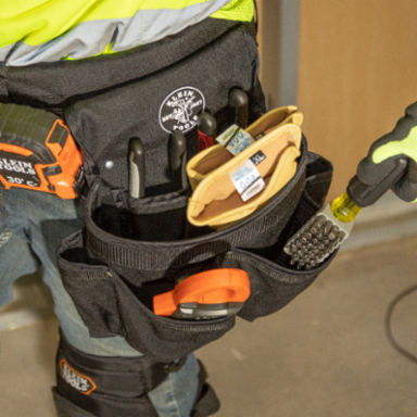 PowerLine 8-Pocket Tool Pouch, Cordura®, 11 Inch x 12 Inch, Tunnel Belt Connection