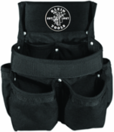 PowerLine 8-Pocket Tool Pouch, Cordura®, 11 Inch x 12 Inch, Tunnel Belt Connection