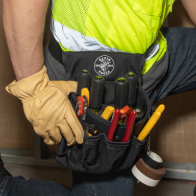 PowerLine Electrician Tool Pouch 18-Pocket, 12 Inch Height, Cordura® Material