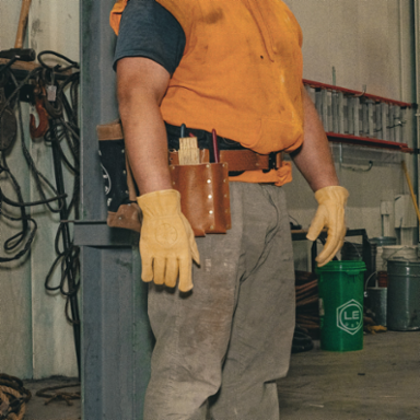 Rodbuster Toolbelt Set, Large, 32-40 Inch Waist, 3-Pocket Tool Holder, Quick Release Buckle