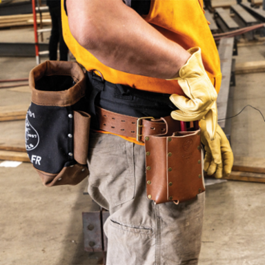 Rodbuster Toolbelt Set, Large, 32-40 Inch Waist, 3-Pocket Tool Holder, Quick Release Buckle
