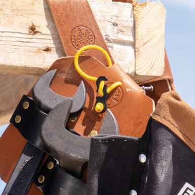 Complete Ironworker Toolbelt System, Medium, 28-36 Inch Waist, Leather, 9 Pockets
