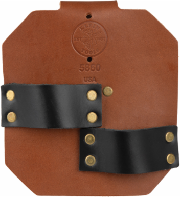 Heavy Duty Spud Wrench Holder, Leather, 3 Inch Belt Width, 6 Inch Overall Length