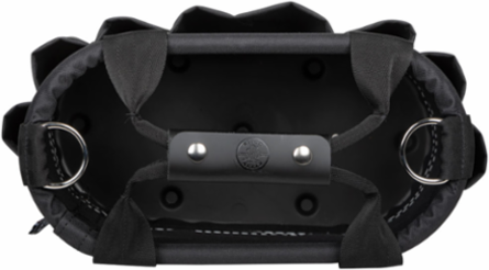Tool Tote, 7-Pocket Denier Polyester, 2.5 lbs, Water-Resistant, Molded Base with Drain Holes