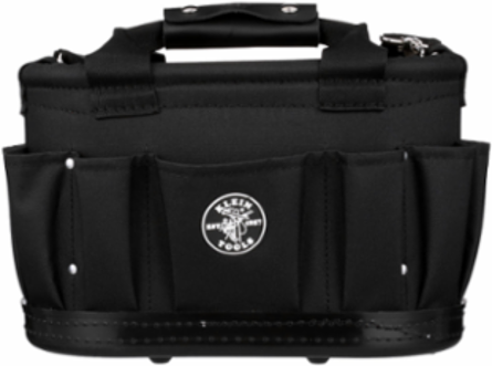12 Pocket Tool Tote, 15 Inch, Denier Polyester, Water-Resistant, 3 lbs