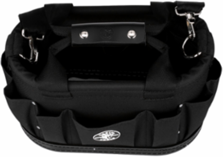 12 Pocket Tool Tote, 15 Inch, Denier Polyester, Water-Resistant, 3 lbs