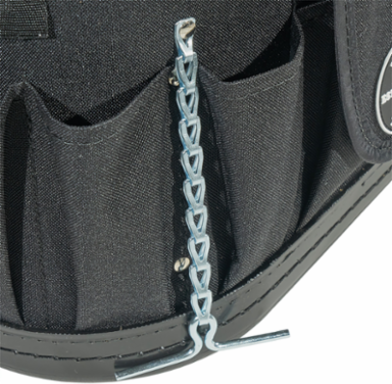 17-Pocket Tool Tote with Shoulder Strap, 15-1/2 Inch Length, 7.5 Inch Width, 3 lbs