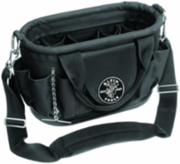 17-Pocket Tool Tote with Shoulder Strap, 15-1/2 Inch Length, 7.5 Inch Width, 3 lbs