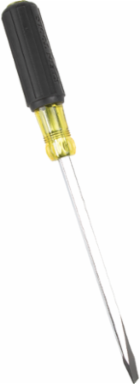 Cushion-Grip 3/8 Inch Keystone Screwdriver, 12 Inch Shank, Steel Handle, 0.8000 lbs