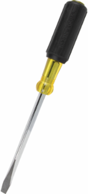 5/16 Inch Keystone Screwdriver, 6 Inch Square Shank, Cushion-Grip Handle