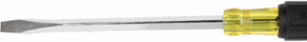 3/8 Inch Keystone Tip Screwdriver with 8 Inch Square Shank, Cushion-Grip Handle