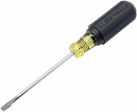 3/16 Inch Cabinet Tip Screwdriver 4 Inch, Cushion-Grip Handle, Steel