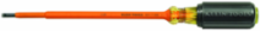 Insulated Screwdriver 7 Inch, 3/16 Inch Cabinet Tip, Dual Layer Protection