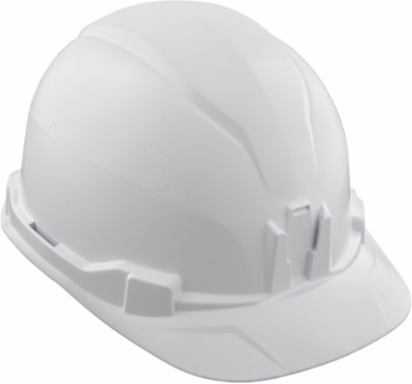 Hard Hat, Cap Style, White, Class E, Type 1, 10 Inch Depth, 8.8 Inch Width