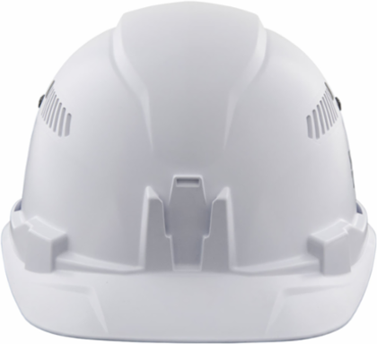 Vented Cap Style Hard Hat, Adjustable Vents, 6.5 to 8 Hat Size, White