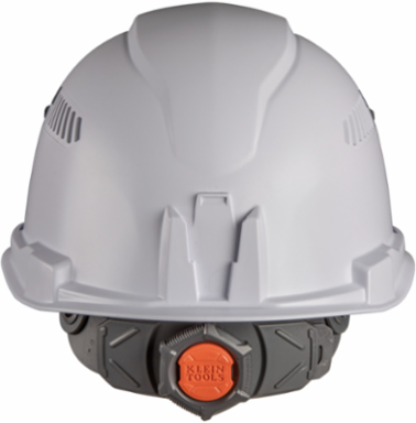 Vented Cap Style Hard Hat, Adjustable Vents, 6.5 to 8 Hat Size, White