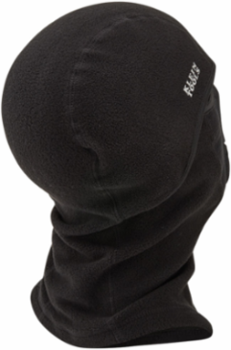 Wind Proof Hinged Balaclava, One Size Fits Most, Machine Washable, Black