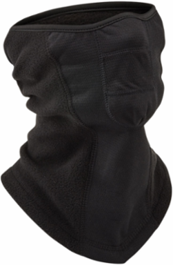 Wind Proof Hinged Balaclava, One Size Fits Most, Machine Washable, Black