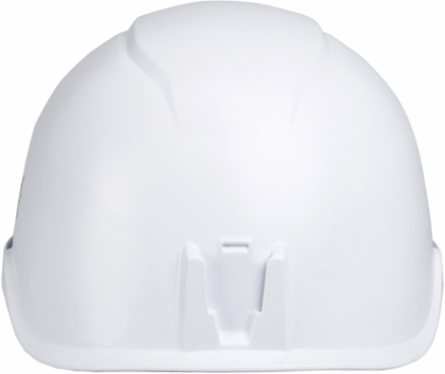 Safety Helmet Class E - White, 20kV Rated, 6-Point Suspension, Lightweight Design