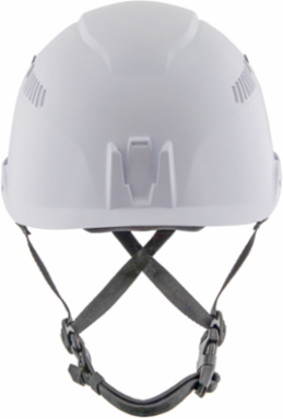 Safety Helmet Class C, Adjustable Vents, 6-Point Suspension, White
