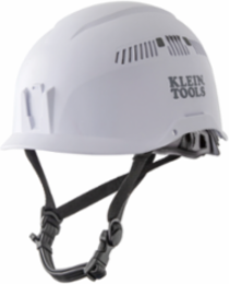 Safety Helmet Class C, Adjustable Vents, 6-Point Suspension, White