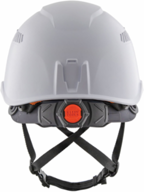 Vented Safety Helmet with Rechargeable Headlamp, 6.2 Inch Height, Type 1, Adjustable Vents