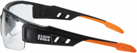 Professional Safety Glasses, Clear Lens - ANSI Z87.1+, UV Protection, Lightweight
