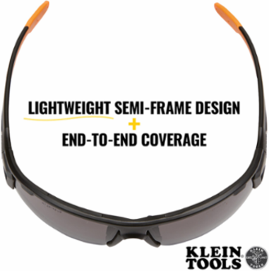 Professional Safety Glasses, Gray Lens, Anti-Fog, UV Protection 99.9%