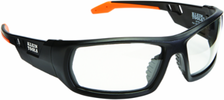 Professional Safety Glasses, Full Frame, Clear Lens, UV Protection 99.9%