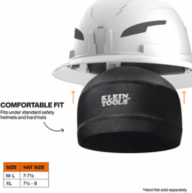 Cooling Helmet Liner - One Size Fits Most, Cools Up to 30 Degrees Below Body Temperature