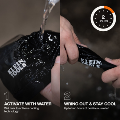 Cooling Helmet Liner - One Size Fits Most, Cools Up to 30 Degrees Below Body Temperature