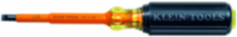 1/4 Inch Insulated Cabinet Tip Screwdriver, 4 Inch Shank, 1000V Rated