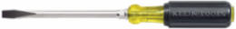Cushion-Grip 3/8 Inch Keystone Tip Screwdriver, 8 Inch Length, Steel Handle