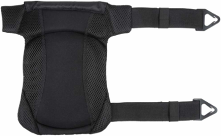 Hinged Gel Knee Pads, 3.5 Inch Height, Quick-Release Clips, Lightweight Support