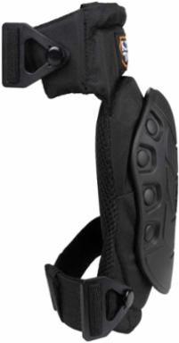 Hinged Gel Knee Pads, 3.5 Inch Height, Quick-Release Clips, Lightweight Support