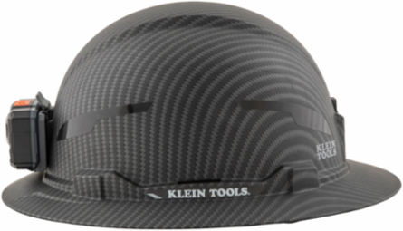 KARBN™ Style Hard Hat with Rechargeable Light, Class E, 4-Point Suspension, Non-Vented