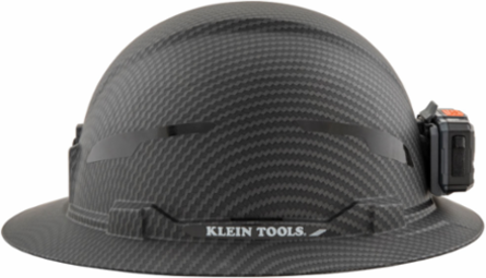 KARBN™ Style Hard Hat with Rechargeable Light, Class E, 4-Point Suspension, Non-Vented